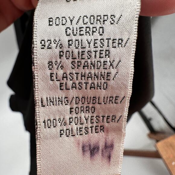 JS COLLECTIONS NWT Black Halter Full Length Gown Dress // 6 - Picture 12 of 13